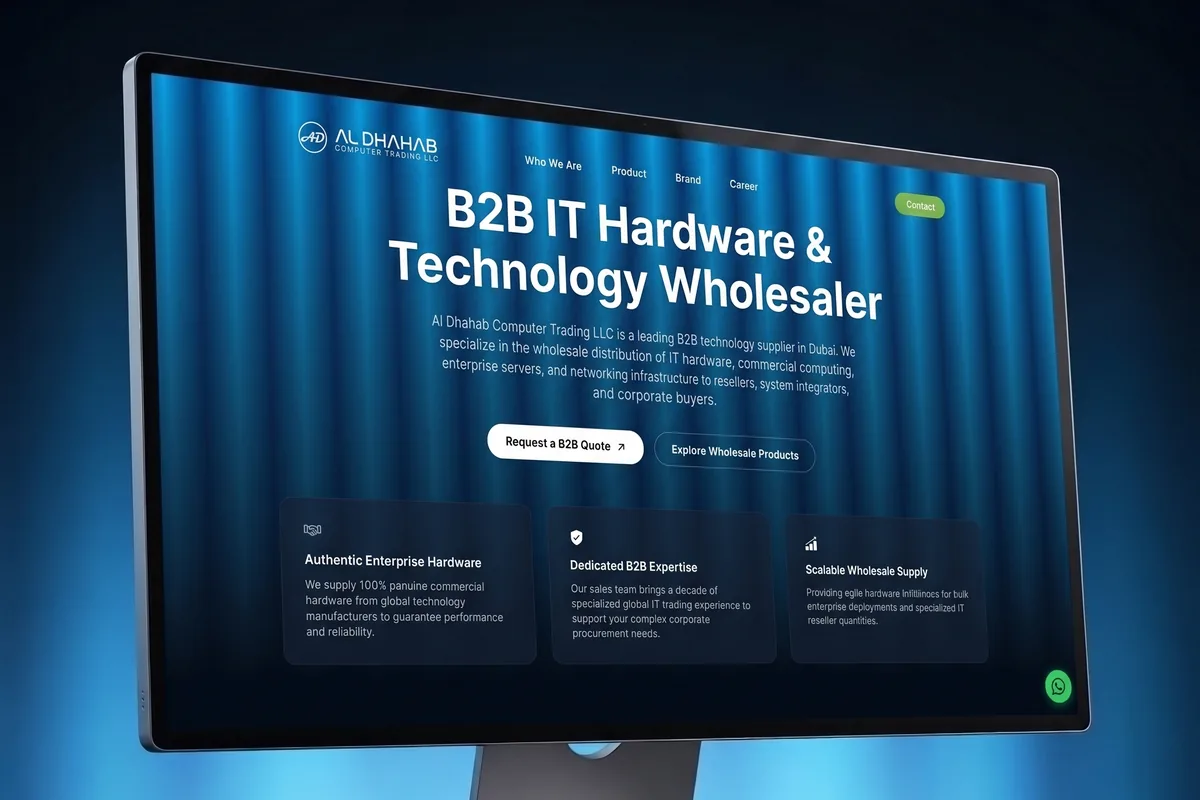 Al Dhahab Computer Trading project by NextHub Innovations